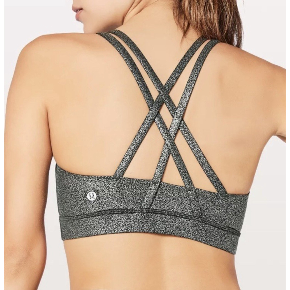 LULULEMON ENERGY BRA SHINE COLOR SIZE 2 NWOT